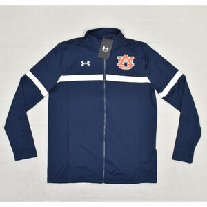 Under Armour Women's Basic Jacket Zip Polyester Blue Size S Auburn Tigers SAMPLE